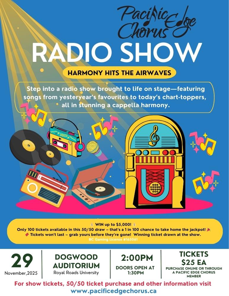 Pacific Edge Chorus Radio Show - Harmony Hits the Airwaves Pacific Edge Chorus Radio Show - Harmony Hits the Airwaves
